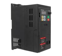 HUSHUI Variable Frequency Drive, Reliable 3 Phase Motor Inverter, High Stability Control for Industrial Applications, ABS Material, 1 Unit (0.75kw)