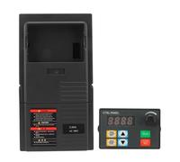 HUSHUI Variable Frequency Drive, Reliable 3 Phase Motor Inverter, High Stability Control for Industrial Applications, ABS Material, 1 Unit (2.2kw)