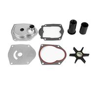 HUSHUI Water Pump Impeller Kit High Performance Repair for MARINER/FORCE 25 30 40 50 Engine Stainless Steel Rubber 10Pcs