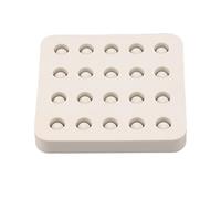 HUSHUI Wax Queen Grafting Cups, Silicone Mold for Queen Cells Making, Premium Beeswax Mold with Easy Removal, Essential Beekeeping Tool for Bee (4 Rows 96x92x14mm)