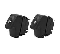 HUSHUI Window Control Switch for MEGANE Power Lift Regulator Button Durable ABS 1 Pair Replacement