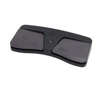 HUSHUI Wireless Page Turner Pedal Ergonomic Design for Musicians and Readers Portable Bluetooth Foot Pedal Black
