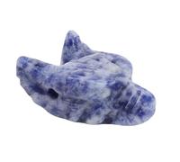 HUSHUI Wolf Head Crystal Pendant Unique Exquisite Jewelry for Men and Women Nature Gemstone Lightweight Accessory (9.03)