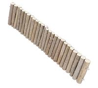HUSHUI Wooden Ladder Bridge for Hamster Rats Ideal Play Structure Safe Environment 1 Piece (30CM Standard Set)