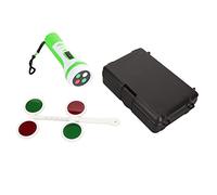 HUSHUI Worth 4 Dot Light Binocular Test Tool for Eye Suppression Check for Children Adults - Adjustable Pupil Distance, Red Green Color, ABS Material