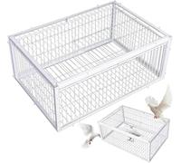 Hushuohan A pigeon loft with two one-way entrances, measuring 40x30x25 centimetres, featuring a skylight.