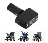 HUSHUWAN Electric Wheelchair Light,USB Charging Adjustable Angle LED Power Wheelchair Lighting Controller,Adjustable Angle XLR Head Electric Wheelchair Accessory/28