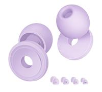 Hushy Noise Cancelling Ear Plugs with 33dB Noise Reduction, 4 Pairs|Reusable Silicone Earplugs for Sleep, Snoring, Focus, Work, Travel & Noise Sensitivity|Custom Fit - Ear Tip Sizes XS to L|5 Colours
