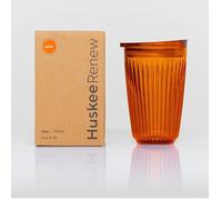 Huskee Renew Range Cup & Lid- Amber and Smoke - (6oz, 8oz, 12oz, 16oz) (Amber, 12oz Cup & Lid)