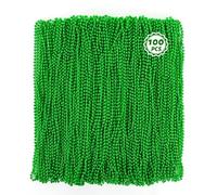 Huskein Mardi Gras 100pcs Bulk Beads for Plastic Necklace Accessories