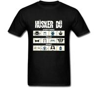 Husker Du Everything Falls Apart Black T-Shirt Men Tee Unisex Tops XL