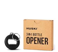 Huski 3-in-1 Bottle Opener Keyring | New | Works with Bottle Caps & Can Tabs | Includes Spring-Fit™ Detachable Keyring Clip | Compact & Convenient | Fits in The Huski Beer Cooler | Great Gift