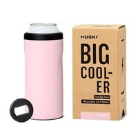 Huski Big Can Cooler | NEW | Premium 440ml & 500ml Beer & Energy Drink Cooler with Detachable 3-in-1 Opener | Triple Insulated | Keeps Cans up to 10x colder | Doubles as a Tumbler (Powder Pink)