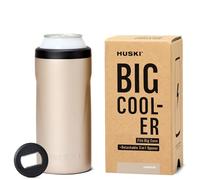 Huski Big Can Cooler | New | Premium 440ml & 500ml Beer & Energy Drink Cooler with Detachable 3-in-1 Opener | Triple Insulated | Keeps Cans up to 10x Colder | Doubles as a Tumbler (Champagne)