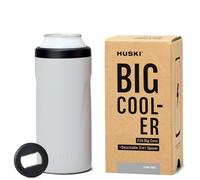 Huski Big Can Cooler | NEW | Premium 440ml & 500ml Beer & Energy Drink Cooler with Detachable 3-in-1 Opener | Triple Insulated | Keeps Cans up to 10x colder | Doubles as a Tumbler (Stone Grey)