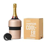 Huski Champagne Cooler | NEW | Award-Winning Iceless Design with Detachable Bottle Stopper | Keeps Wine Cold up to 6 Hours | Fits Most 750ml Champagne, Prosecco & Sparkling Wine Bottles (Champagne)