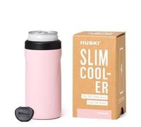 Huski Slim Can Cooler | NEW | Fits 250ml Premix/RTD, Energy & Soft Drink Cans | Triple Insulated | Detachable 2-in-1 Can Tab Slider | Keeps Cans up to 5X Colder | Great Gift (Powder Pink)