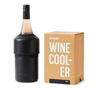 Huski Wine Cooler | Premium Iceless Wine Chiller | Keeps Wine Cold up to 6 Hours | Award Winning Design | New Wine Accessory | Fits Some Champagne Bottles (Matte Black)