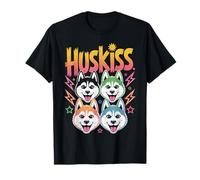 Huskiss Funny Dogs Puppy Rock Rockin for Husky Lover T-Shirt