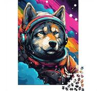 Husky Astronaut-109 1000 Piece Puzzle for Adults, Pet Theme Challenge for Indoor Leisure 52x38cm/1000pcs