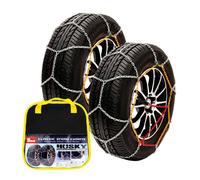 Husky Classic Snow Chains Alloy Steel 9mm to fit Car Wheel Tyres Size 145/80 R13
