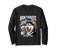 Husky Debates Both Valid Points Long Sleeve T-Shirt