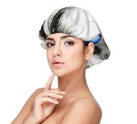 Husky Dog Blue Eyes,Adult's Satin Sleeping Cap - Women's Elastic Sleep Bonnet, Adjustable Overnight Hair Cover