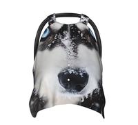 Husky Dog Blue Eyes Baby Car Seat Cover Soft Baby Nursing Cover Infant Carseat Stroller Cover for Girls and Boys