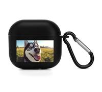 Husky Dog Bluetooth Earbuds Protector Compatible with Airpods 4 Cute Wireless Earbud Case Cover