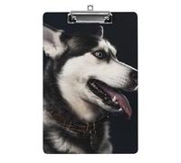 Husky Dog Clipboard Letter Size Paper Clips Nursing Clipboard Writing Board Document Holder