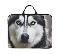 Husky Dog Laptop Case Sleeve 14 inch Shockproof Protective Notebook Case Travel Laptop Bag with Handle Waterproof Computer Cover Briefcase Handbags for Men Women