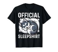 Husky Dog Pajama Funny Husky Official Sleep Mom Dad Kid T-Shirt