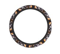 Husky Dog -Print Best Non-Slip Steering Wheel Cover - Universal Fit For Cars, Suvs & Trucks - Thermal Protection Neoprene Grip