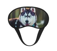 Husky Dog Print Sleep Mask Soft Cover Eye No Pressure for Sleeping, Eye Masks for Side Sleepers