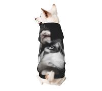 Husky Dog Printed Puppy Dog Hoodie Pet Sweatshirt Cute Clothing, S