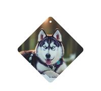 Husky Dog Printing 10 Pcs Air Freshener Cards,Car Scented Hanging Sheets Air Freshener Set For Car Decoration
