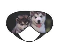 Husky Dog Sleep Eye Mas Updated Design Light Blocking Night Eye Blinder Men Women Shift Work Travel