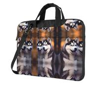 Husky Dog Ultra-Thin Portable Shoulder Laptop Bag â€“ Lightweight Handheld Computer Bag With Padded Protection, Multiple Carry Options & Stylish Design