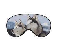 Husky Dogs Eye Mask Sleep Mask Eye Masks for Sleep Sleep Masks for Women Men Sleeping Mask Travel Eye Mask Sleep Mask Blackout Funny Sleep Mask Cute Sleep Mask