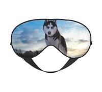 Husky Dogs Printing All-Occasion Comfort Cover, Blocks Light Eye Mask, Ideal for Camping,Shifts,Blocks Light Well