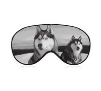 Husky Dogs Snow Eye Mask Sleep Mask Eye Masks for Sleep Sleep Masks for Women Men Sleeping Mask Travel Eye Mask Sleep Mask Blackout Funny Sleep Mask Cute Sleep Mask