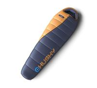 Husky Enjoy Sleeping Bag 4 Seasons up to -25 °C, Warm Winter Mummy Sleeping Bag for Adults, Winter Sleeping Bag for Camping, Trekking and Outdoor Use (Blue/Orange, 230 x 85 cm)