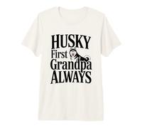 Husky First Grandpa Always Dog Lover Life Premium T-Shirt