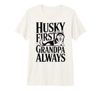 Husky First Grandpa Always Dog Lover Life Premium T-Shirt