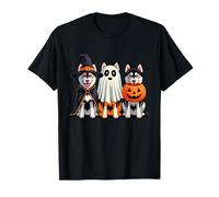 Husky Halloween Funny Dog Lover Pumpkin Witch Ghost Boo T-Shirt