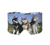 Husky Huskie Dogs, Full Eye Covers Light Blocking Eye Mask Sleep Eye and Ear Muffs
