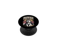Husky Huskies Keep It Cool Siberian Dog PopSockets Adhesive PopGrip