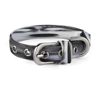 Husky in Snow Dog Pet Collar, Adjustable Dog Collars with Buckle Stainless Steel D-Ring, Comfortable Collar for Small Medium Dogs and Cats