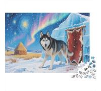 Husky Jigsaw 1000 Pieces Ice House Home Decoration Boys And Girls Gift High Difficulty Game Challenging Puzzles 1000pcs (75x50cm)