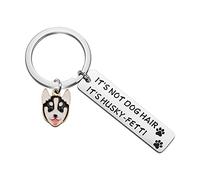 Husky Keychain Dog Lover Gifts Husky Owner Husky Gifts It's Not Dog Hair It's Husky-fetti Keychain (It's Husky-fetti -K EU)